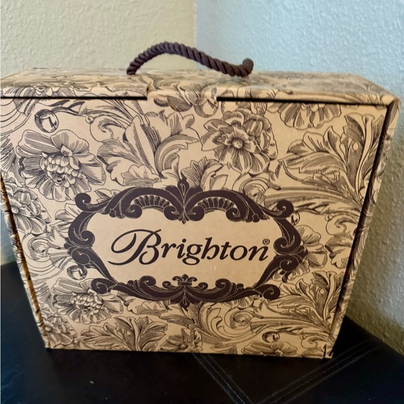 Brighton Chocolate Chantilly Brown Leather Handbag - Picture 2 of 14